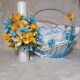 Trusou botez cu lumanare YELLOW BLUE
